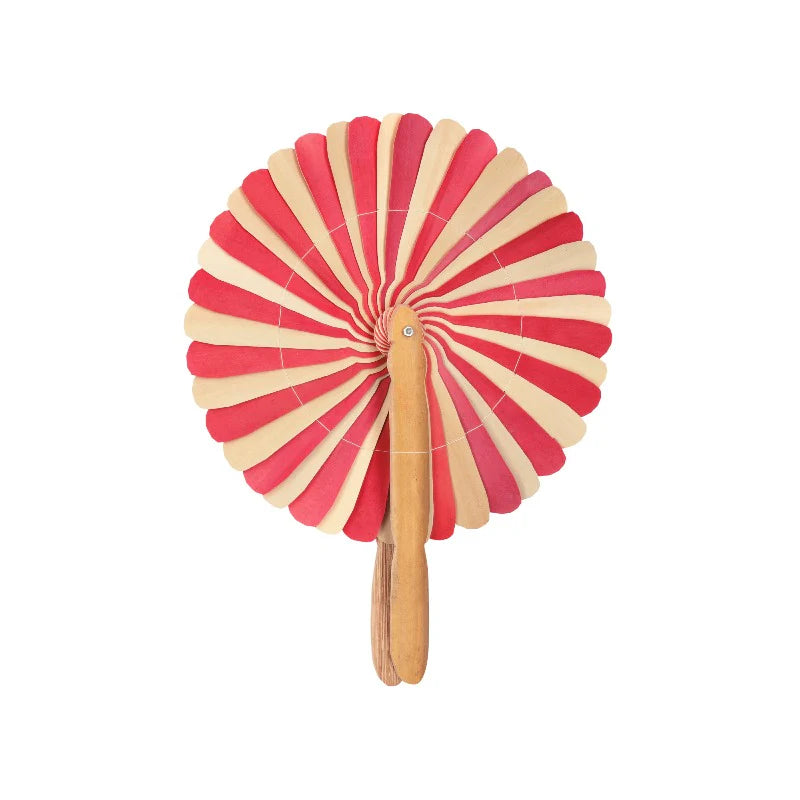 Eventail - Kep Naturel et Rouge M