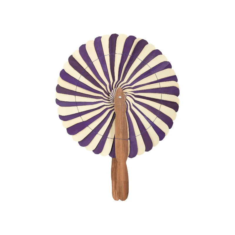 Eventail - Kep Naturel et Violet M