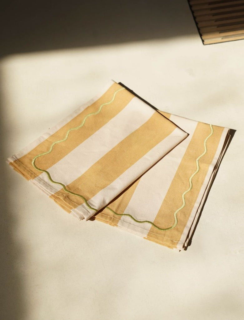 Torchon Irvin Nude - Lot de 2
