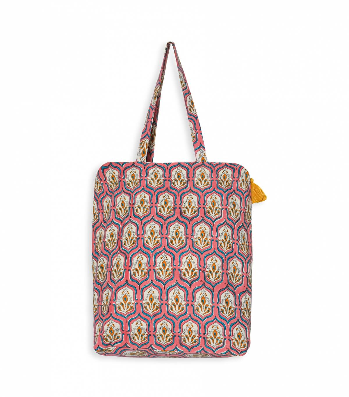 Tote Bag Zippé - Pranjal Rose