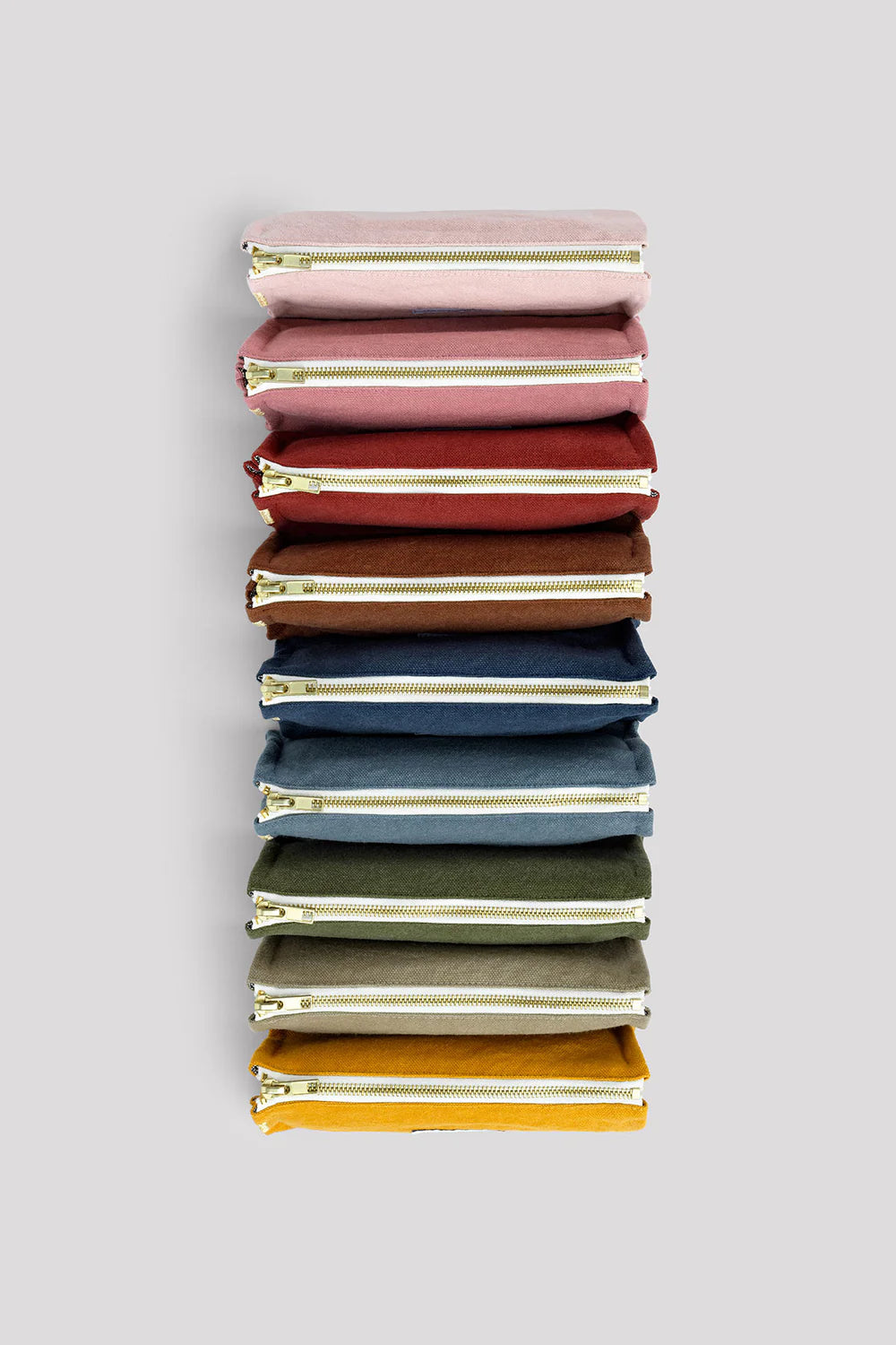 Trousse à Crayons en Coton Bio - Rouille