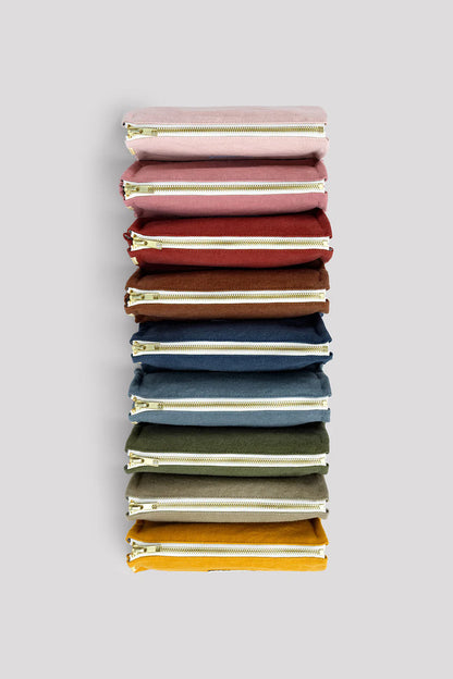 Trousse à Crayons en Coton Bio - Rouille