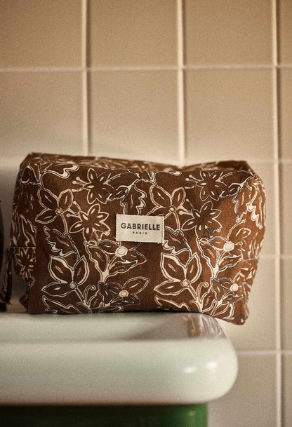Trousse de Toilette en Coton Chantilly