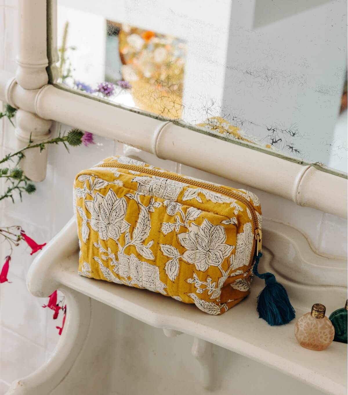 Trousse de Maquillage Rang Jaune 20 x 14