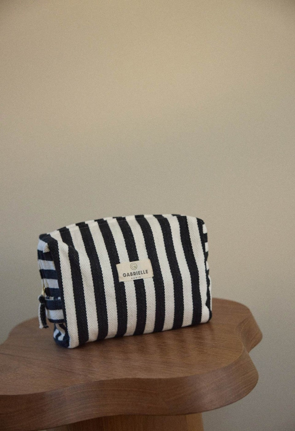 Trousse de Toilette Rayures Noires