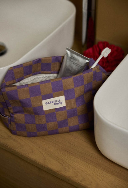 Trousse de Toilette en Coton Gabrielle X Horty