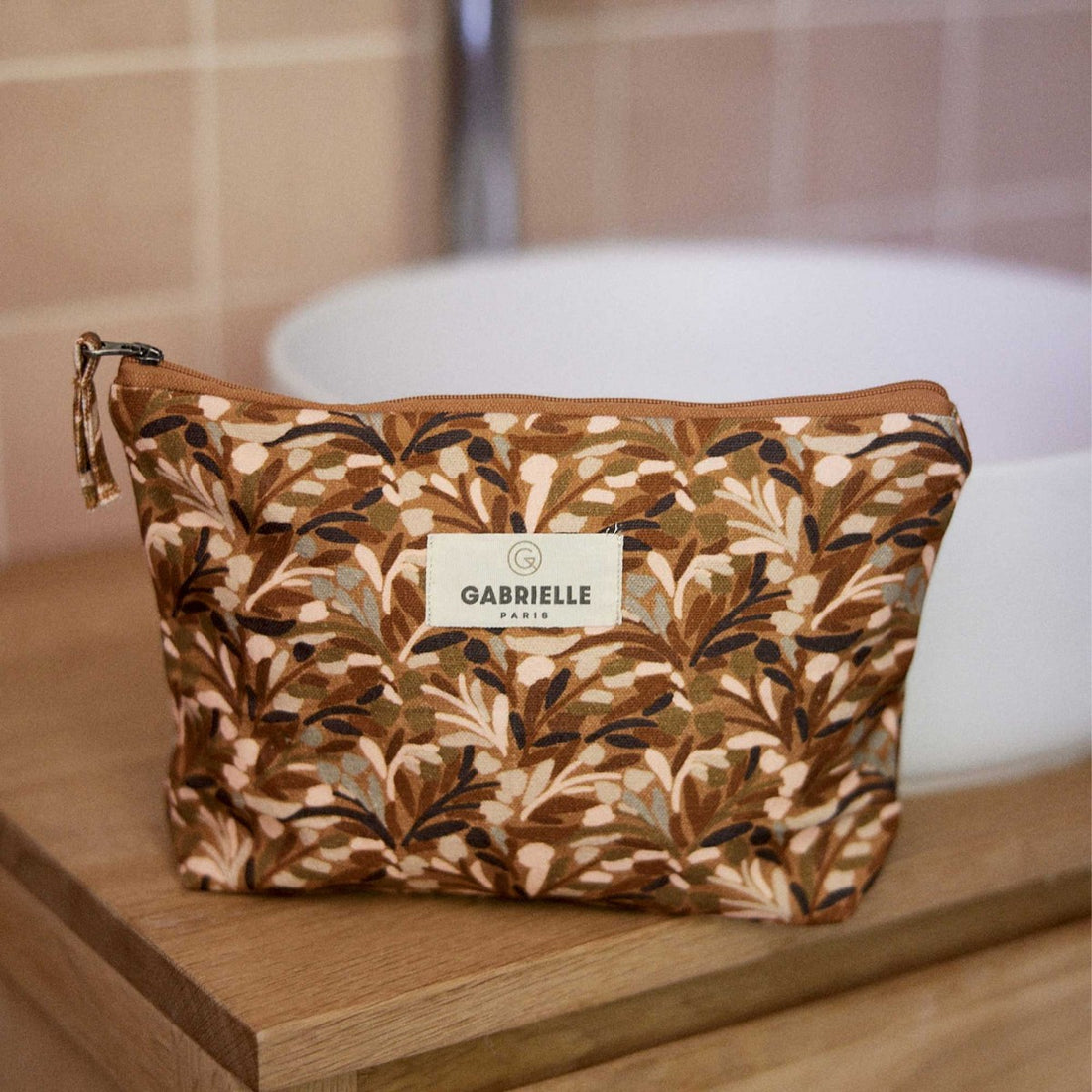 Trousse en Coton Songe Noisette