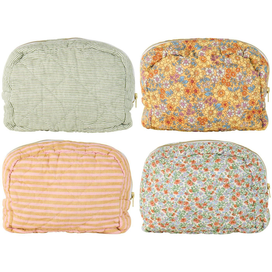 Trousse de Toilette Matelassée à Motifs