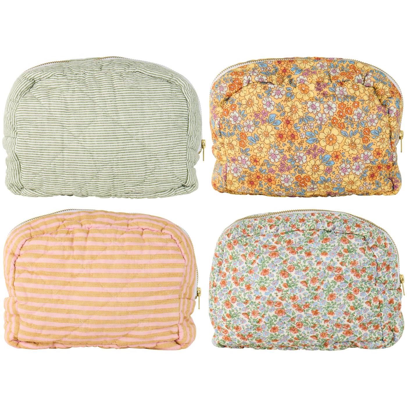 Trousse de Toilette Matelassée à Motifs