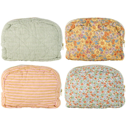 Trousse de Toilette Matelassée à Motifs