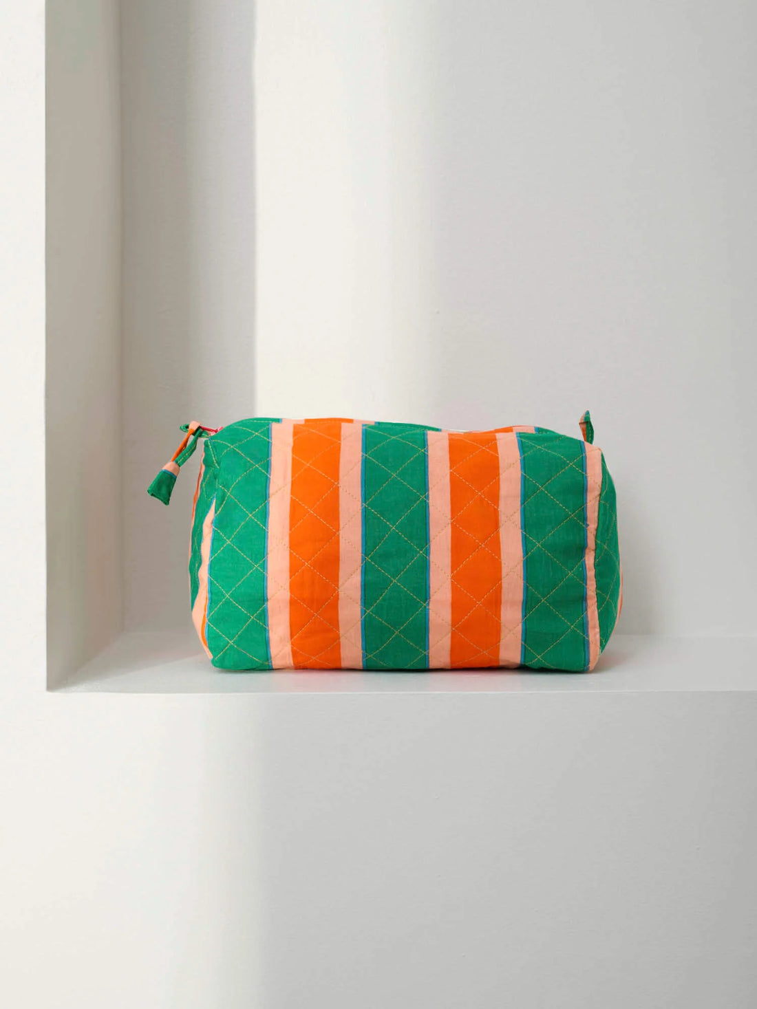 Trousse de Toilette Manon Stripes Ronde 22 x 22