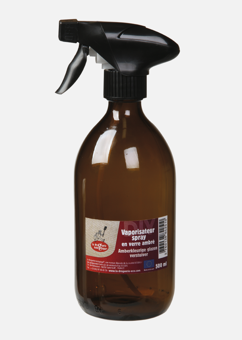 Vaporisateur Spray en Verre Ambré - 500 ml