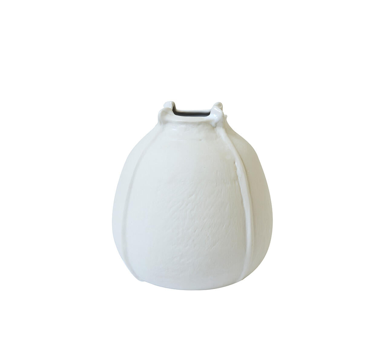 Vase Graine Blanc Mat