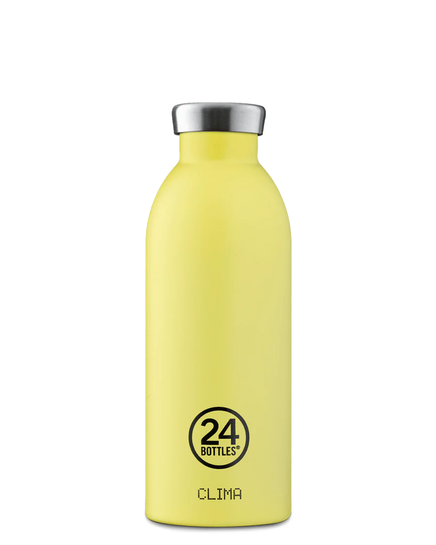 Gourde isotherme Citrus de la marque italienne 24 Bottles en acier inoxydable