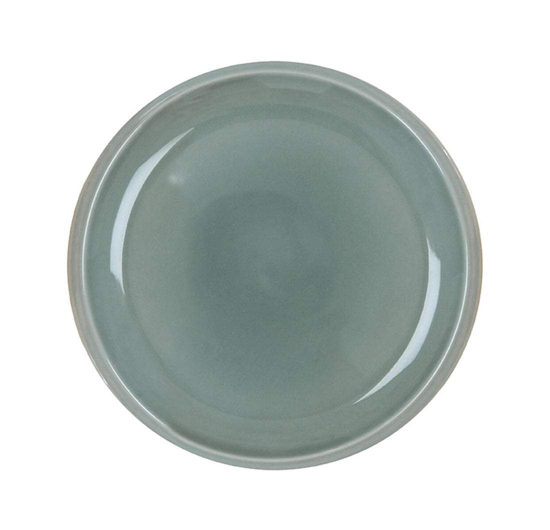 Assiette Plate Cantine Gris Oxyde - L