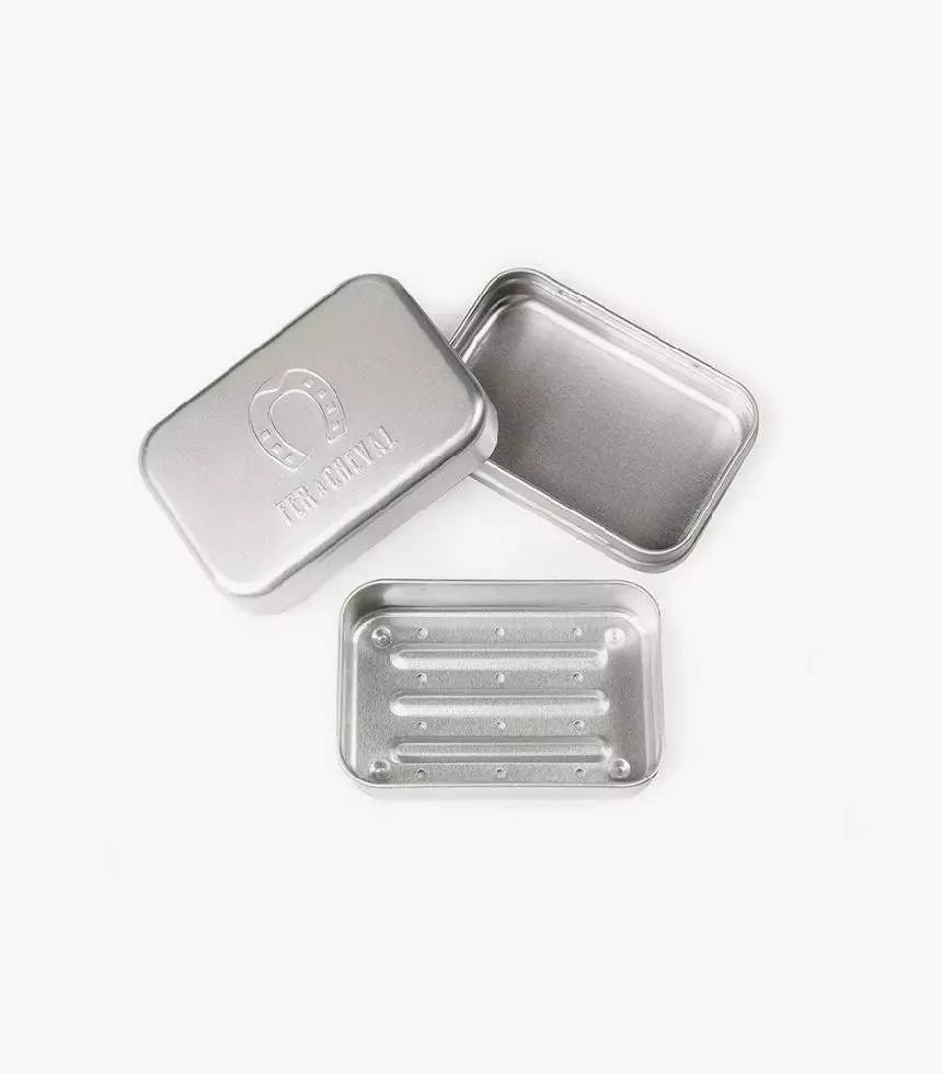 Boîte Savon de Voyage en Aluminium