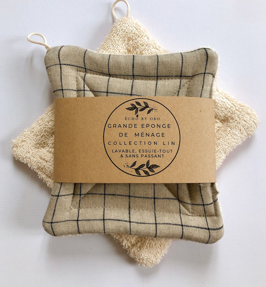 Grande Éponge de Ménage Essuie-Tout BIO
