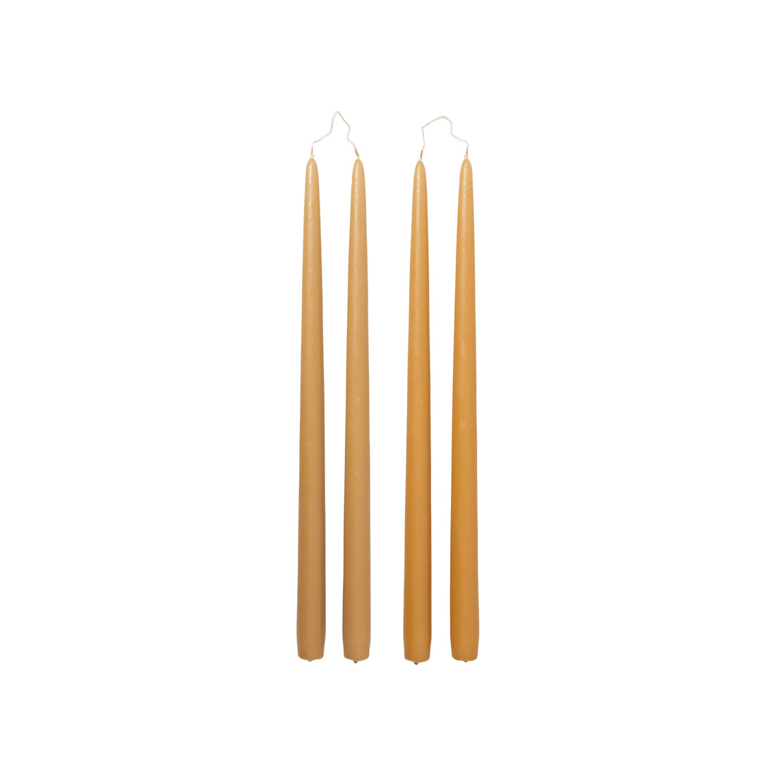 Bougies Coniques Flambeau Golden Yellow