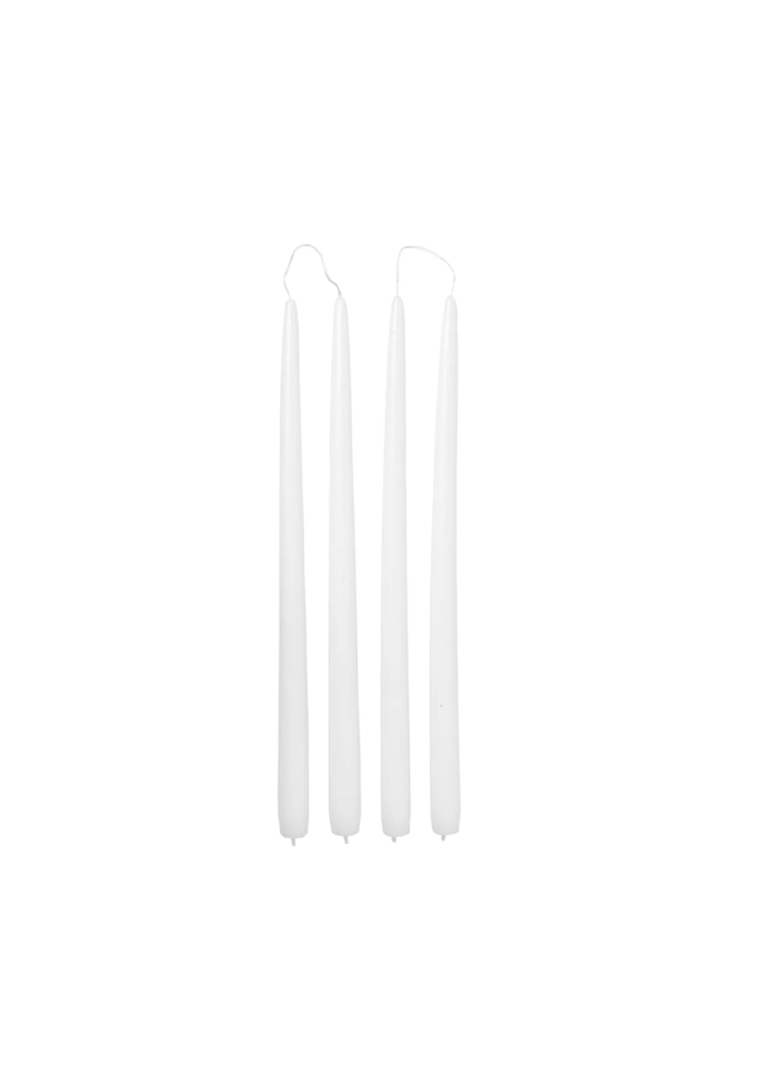 Bougies Coniques Flambeau Pure White