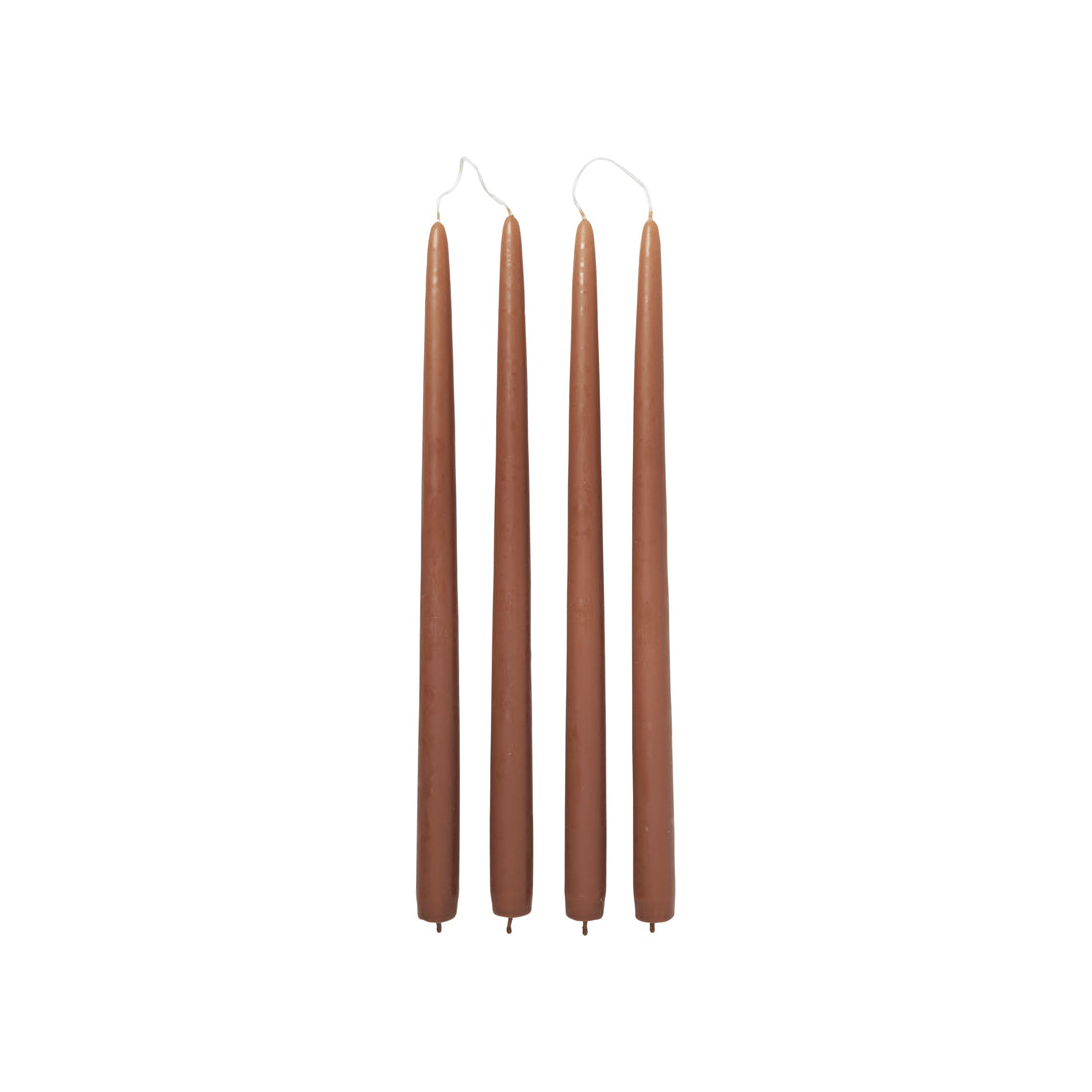 Bougies Coniques Flambeau Terracotta