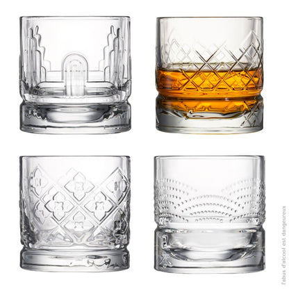 Set de 4 Verres à Whisky Dandy